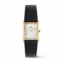 DANIEL WELLINGTON - OROLOGIO BOUND BLACK LIZARD GUILLOCHÈ GOLD - 24X35MM