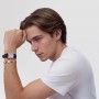 DANIEL WELLINGTON - OROLOGIO BOUND BLACK LIZARD GUILLOCHÈ GOLD - 24X35MM