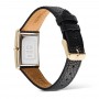 DANIEL WELLINGTON - OROLOGIO BOUND BLACK LIZARD GUILLOCHÈ GOLD - 24X35MM