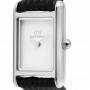 DANIEL WELLINGTON - OROLOGIO BOUND MINI BLACK LIZARD SILVER - 17X25,9MM
