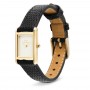 DANIEL WELLINGTON - OROLOGIO BOUND MINI BLACK LIZARD GOLD - 17X25,9MM