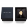 DANIEL WELLINGTON - OROLOGIO OPHELIA MINI BLACK LIZARD UNITONE GUILLOCHÈ GOLD - 22X25,5MM