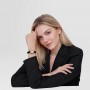 DANIEL WELLINGTON - OROLOGIO OPHELIA MINI BLACK LIZARD UNITONE GUILLOCHÈ GOLD - 22X25,5MM