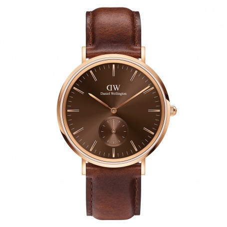 DANIEL WELLINGTON - OROLOGIO CLASSIC MULTI-EYE ST MAWES AMBER ROSE GOLD