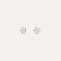 STROILI - ORECCHINI LOBO PUNTO LUCE CLAIRE ORO BIANCO CUBIC ZIRCONIA