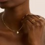 STROILI - COLLANA CUORE BEVERLY ORO GIALLO MAGLIA FORZATINA