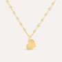 STROILI - COLLANA CUORE BEVERLY ORO GIALLO MAGLIA FORZATINA