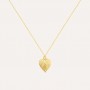 STROILI - COLLANA CUORE BEVERLY ORO GIALLO E MAGLIA FORZATINA