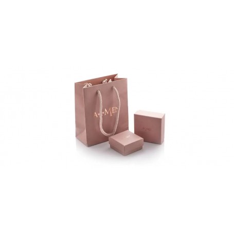 AMEN - ORECCHINI IN OTTONE PLACCATO ORO 18K CHARM MADREPERLA E CROCE