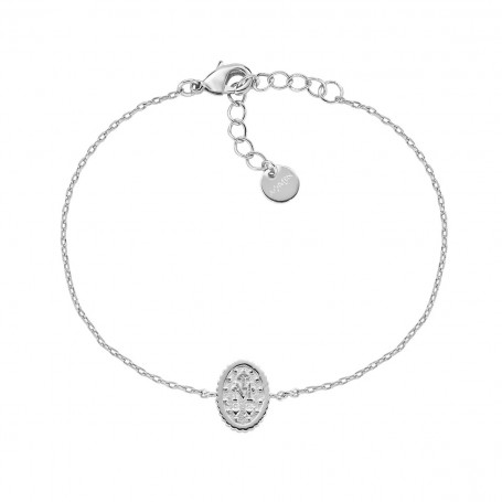 AMEN - BRACCIALE IN OTTONE RODIATO CON MIRACOLOSA