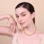 ETRUSCA - BRACCIALE MAXI CATENA SPIGA MARTELLATA