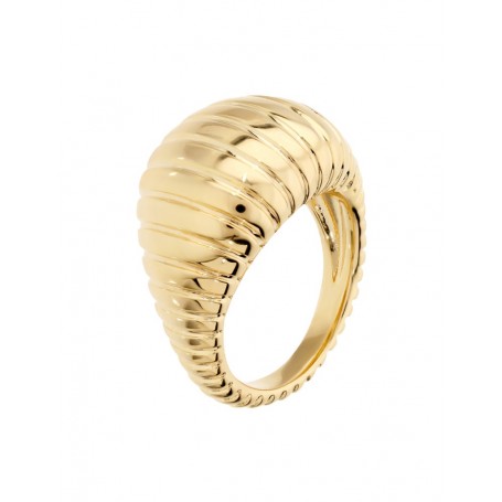 ETRUSCA - ANELLO LUCE MEDITERRANEA CON TEXTURE RIGATA