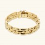 ETRUSCA - BRACCIALE CATENA PANTERA SUPERFICIE LISCIA