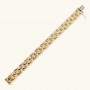 ETRUSCA - BRACCIALE CATENA PANTERA SUPERFICIE LISCIA
