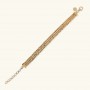 ETRUSCA - BRACCIALE MULTIFILO CATENA MARGHERITA