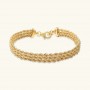 ETRUSCA - BRACCIALE MULTIFILO CATENA CORDA SOTTILE