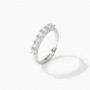 MABINA - COLLEZIONE SEVENTIES - ANELLO VERETTA IN ARGENTO CON ZIRCONI