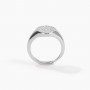 MABINA - COLLEZIONE CHEVALIER - ANELLO CHEVALIER IN ARGENTO CON PAVÈ DI ZIRCONI