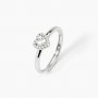 MABINA - COLLEZIONE LOVE AFFAIR - ANELLO IN ARGENTO DA DONNA CON ZIRCONE BIANCO TAGLIO CUORE