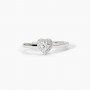 MABINA - COLLEZIONE LOVE AFFAIR - ANELLO IN ARGENTO DA DONNA CON ZIRCONE BIANCO TAGLIO CUORE