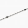 MABINA - COLLEZIONE STREET LIFE - BRACCIALE DA UOMO IN ARGENTO CON CATENA FOXTAIL