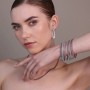 BRONZALLURE - BRACCIALE TENNIS CON CUBIC ZIRCONIA TONDE