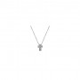 OPS - COLLANA HOLY CON PENDENTE A CROCE IN ACCIAIO E ZIRCONI