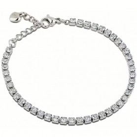 OPS - COLLEZIONE GLIMMER - BRACCIALE TENNIS CON PIETRE BIANCHE