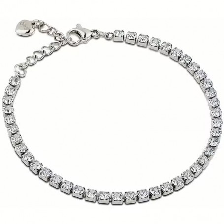 OPS - COLLEZIONE GLIMMER - BRACCIALE TENNIS CON PIETRE BIANCHE