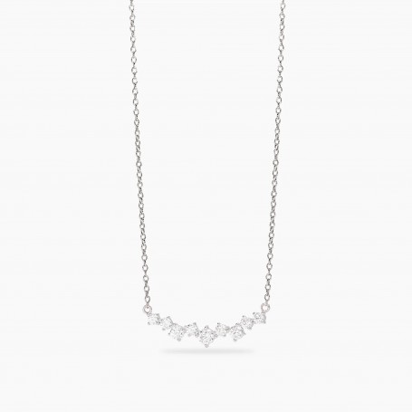 MABINA - COLLEZIONE BELLA DI NOTTE - GIROCOLLO IN ARGENTO CON ELEMENTO IN ZIRCONI