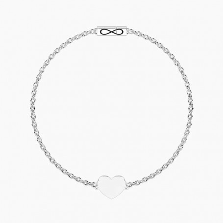 KIDULT - COLLEZIONE CUORE - BRACCIALE INFINITY CON CUORE