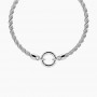 KIDULT - COLLEZIONE DUETTO - BRACCIALE COMPONIBILE CON CATENA CORDA IN ACCIAIO