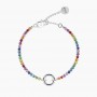 KIDULT - COLLEZIONE DUETTO - BRACCIALE TENNIS COMPONIBILE CON CRISTALLI MULTICOLOR