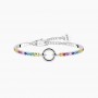 KIDULT - COLLEZIONE DUETTO - BRACCIALE TENNIS COMPONIBILE CON CRISTALLI MULTICOLOR