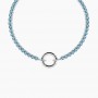 KIDULT - COLLEZIONE DUETTO - BRACCIALE TENNIS COMPONIBILE CON CRISTALLI AZZURRI