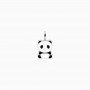 KIDULT - COLLEZIONE SYMBOLS - CIONDOLO A FORMA DI PANDA