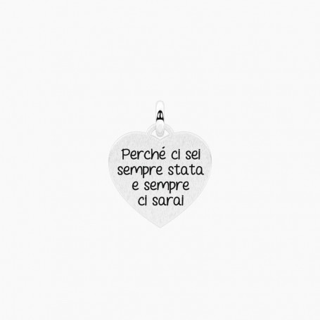 KIDULT - COLLEZIONE FRIENDSHIP - CIONDOLO CUORE CON SCRITTA PER AMICA