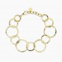 KIDULT - COLLEZIONE STYLE 62 - BRACCIALE CON MAGLIE DORATE ROTONDE
