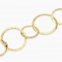KIDULT - COLLEZIONE STYLE 62 - BRACCIALE CON MAGLIE DORATE ROTONDE