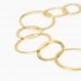 KIDULT - COLLEZIONE STYLE 62 - BRACCIALE CON MAGLIE DORATE ROTONDE