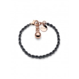 UNOAERRE - BRACCIALE NERO CORDA