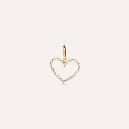STROILI - PENDENTE POÈME ORO GIALLO CUBIC ZIRCONIA