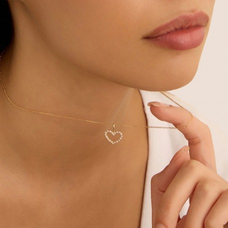 STROILI - PENDENTE POÈME ORO GIALLO CUBIC ZIRCONIA
