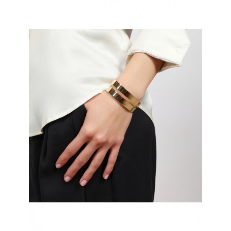 UNOAERRE - BRACCIALE LUX RIGIDO DORATO