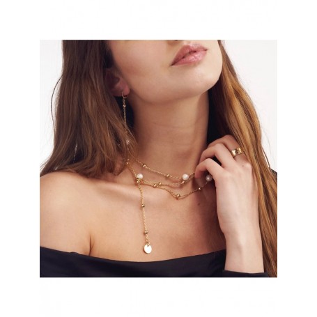UNOAERRE - COLLANA LUNGA CON PERLE NATURALI