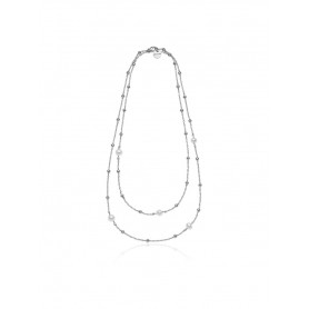 UNOAERRE - COLLANA LUNGA CON PERLE NATURALI