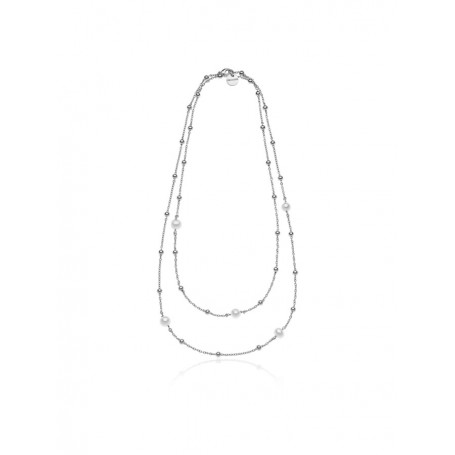 UNOAERRE - COLLANA LUNGA CON PERLE NATURALI