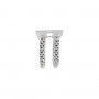 FOPE - ANELLO FLEX'IT DOPPIA FASCIA CON DIAMANTI