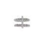 FOPE - ANELLO FLEX'IT DOPPIA FASCIA CON DIAMANTI