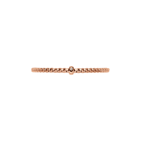 FOPE - COLLEZIONE EKA - BRACCIALE FLEX'IT CON BRILLANTE BIANCO